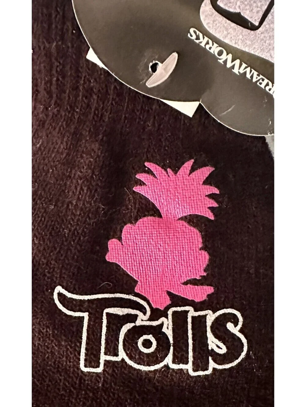 Trolls Kids Gloves Winter Gear Purple & Black 2 Pair New NWT Soft Warm & Cozy
